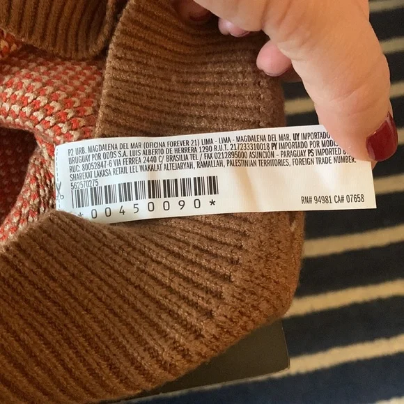 SOLD OUT Forever 21 Happy Face Cardigan Sweater - size Large - Picture 5 of 9